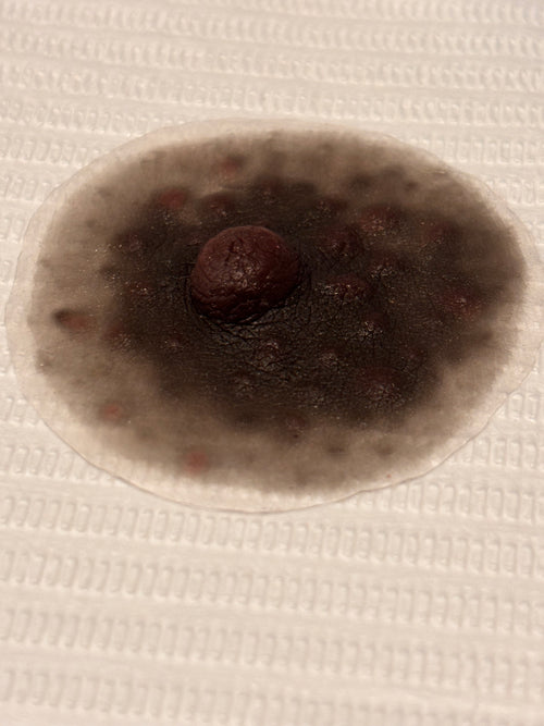 Dark Skin Tone Silicone Nipple Prosthetic